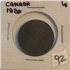 Image 1 : Very Nice 1920 Canada Large Cent in a Old Holder