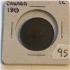 Image 1 : Very Nice 1919 Canada Large Cent in a Old Holder