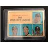 Image 1 : Topps 1961 #49 National League 1960 Strikeout Leaders