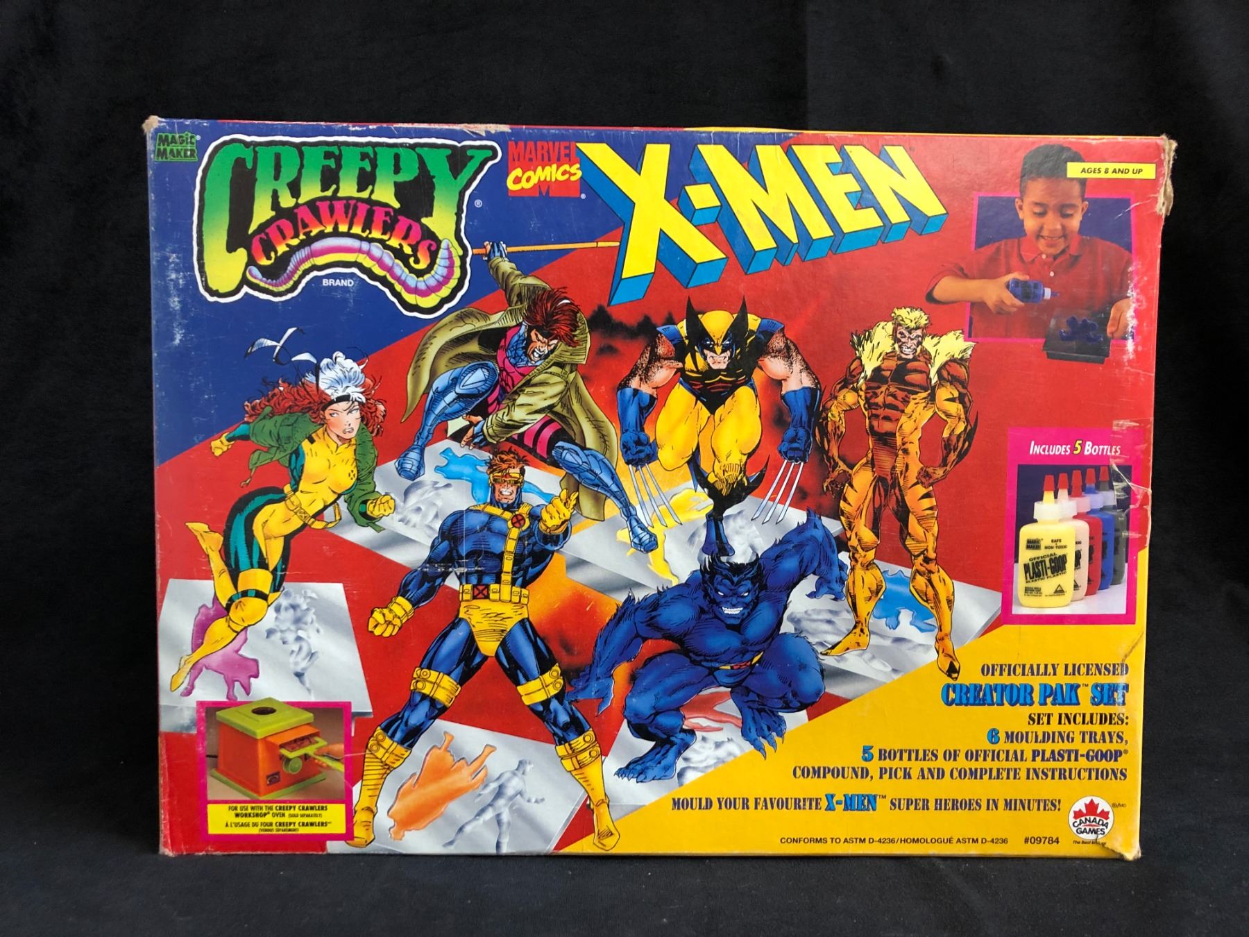 CREEPY CRAWLERS - TOYMAX - X-MEN - CREATOR PAK SET