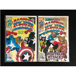 CAPTAIN AMERICA COMIC BOOK LOT  #408/ #406 (MARVEL COMICS)