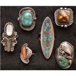 NAVAJO INDIAN RINGS
