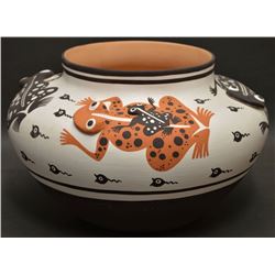 ZUNI INDIAN POTTERY JAR (EILEEN YATSATTIE)