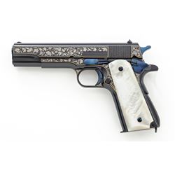 Fancy Engraved Remington-Rand Model 1911-A1 Semi-Auto Pistol