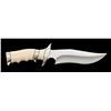 Image 4 : Rare Buck Knives 20-Year Service Award Custom Subhilt Bowie Knife