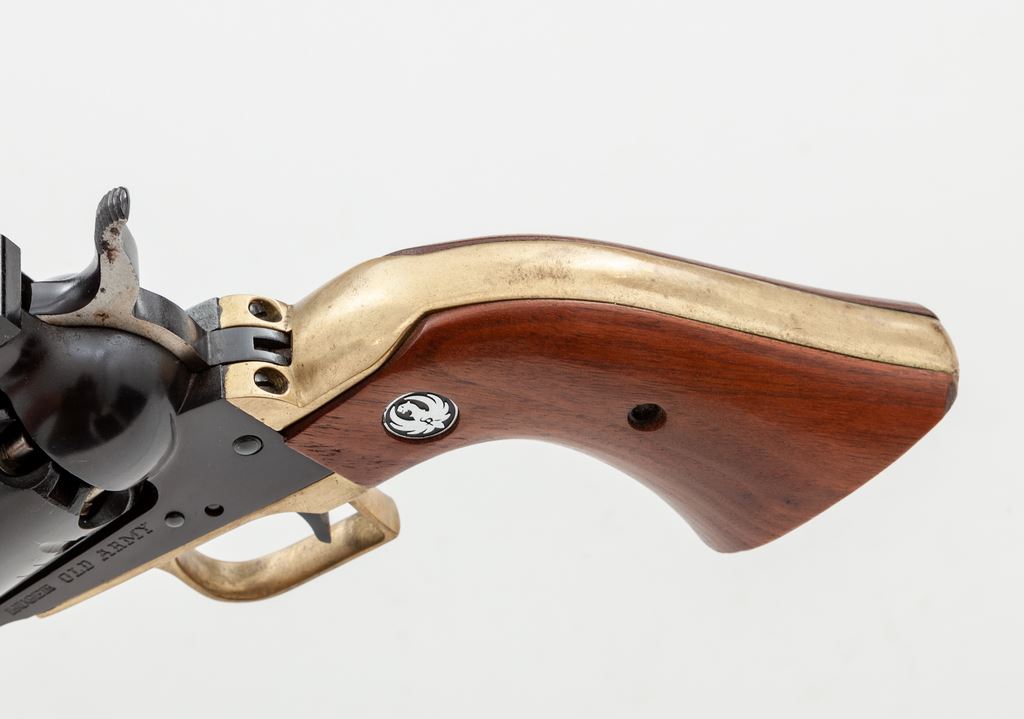 Brass Grip Frame Ruger Old Army Perc. Single Action Revolver
