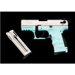 Walther P22 CA Angel Blue Semi-Auto Pistol
