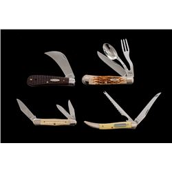 Lot of 4 New-in-Box Case Folding Knives