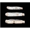 Image 2 : Lot of 3 Limited Edition Case Mother of Pearl  ''Trapper'' Knives