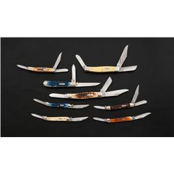 Lot of 8 New Case ''Stockman''  Copperhead'' Knives