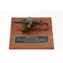 Model of Maxim 1910 Machine Gun