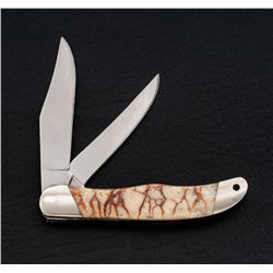 Buck 317 Trailblazer with Tiger Coral Handles