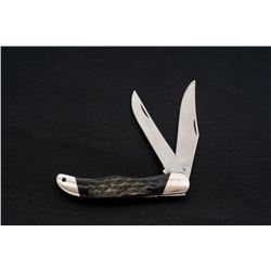 Buck 317 Trailblazer w/Jigged Water Buffalo Handle