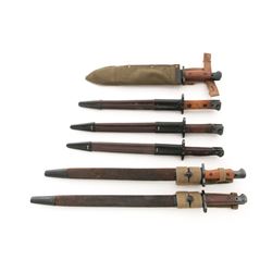 Lot of 6 SMLE Bayonets