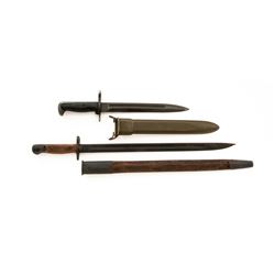 Lot of 2 Bayonets