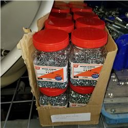 CASE OF 1/2" WOOD SCREWS - 20,000 PIECES