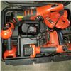 Image 2 : BLACK AND DECKER FIRE STORM CORDLESS TOOL SET, SKILSAW, SAWZALL, AND DRILL