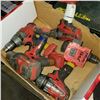 Image 2 : TRAY OF MILWAUKEE CORDLESS DRILLS