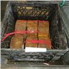 Image 1 : BLACK CRATE OF 6 IRON WHEELS