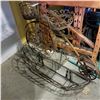 Image 1 : CAST IRON GARDEN BIKE AND METAL DECOR