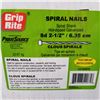Image 2 : 2 BOXES OF 2-1/2" GALVANIZED SPIRAL NAILS 22KG EACH