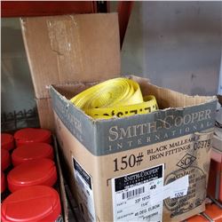 3 BOXES OF STRAPS