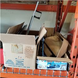 MITER SAW W/ BOX AND GUIDE AND 2 BAR CLAMPS