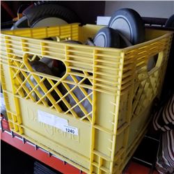 CRATE OF CASTORS