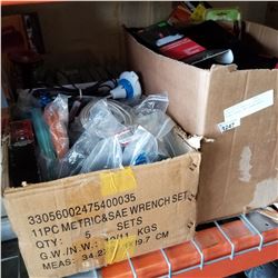 3 BOXES OF COMPUTER CABLES, PHONE CASES, AND POWER BANKS