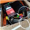 Image 3 : 3 BOXES OF COMPUTER CABLES, PHONE CASES, AND POWER BANKS