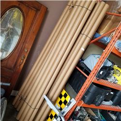 BUNDLE OF CARDBOARD TUBES