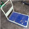 Image 5 : BLUE 4-WHEEL FOLDIND CART W/ HANDLE
