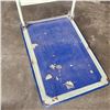 Image 6 : BLUE 4-WHEEL FOLDIND CART W/ HANDLE
