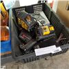 Image 1 : TRAY OF ELECTRONICS INCLUDING 2 LASER LEVELS