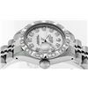 Image 6 : Rolex Ladies Stainless Steel Silver Pyramid Diamond Datejust Wristwatch