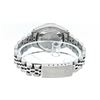 Image 9 : Rolex Ladies Stainless Steel Silver Pyramid Diamond Datejust Wristwatch