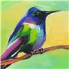 Image 2 : Yasna Godovanic, Original Acrylic Painting on Board, Hand Signed with Certificate of Authenticity.