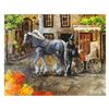 Image 1 : Lena Sotskova, "Town in Bloom" Hand Signed, Artist Embellished Limited Edition Giclee on Canvas with