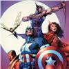 Image 2 : "Avengers #80" Limited Edition Giclee on Canvas by David Finch and Marvel Comics. Numbered and Hand 