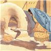 Image 2 : William Nelson, "Baking Bread" Limited Edition Serigraph, Numbered and Hand Signed by the Artist.
