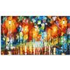 Image 1 : Leonid Afremov "Mirror Streets" Limited Edition Giclee on Canvas, Numbered and Signed; Certificate o