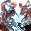 Image 2 : Marvel Comics "Age of X: Universe #2" Numbered Limited Edition Giclee on Canvas by Simone Bianchi; I