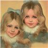 Image 2 : Rhoda Shapiro, "Sisters" Limited Edition Lithograph, Numbered and Hand Signed by the Artist.
