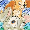 Image 2 : "Hair of the Dog" Disney Limited Edition Serigraph by David Willardson, Numbered and Hand Signed wit