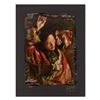 Image 1 : George Tsui, "Red Butterfly" Limited Edition Chiarograph, Numbered and Hand Signed with Letter of Au