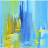 Image 2 : Roberto Donatelli - "Lake Reflections" Original Oil Painting on Canvas, Titled Inverso and Hand Sign