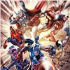Image 2 : "Avengers #12.1" Limited Edition Giclee on Canvas by Bryan Hitch and Marvel Comics. Numbered and Han