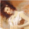 Image 2 : Pino (1931-2010), "White Camisole" Limited Edition on Canvas, Numbered and Hand Signed with Certific