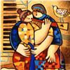 Image 2 : Dorit Levi - "Trumpet of Love" Limited Edition Serigraph, Numbered and Hand Signed with Certificate 