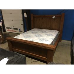 CALIFORNIA KING SIZE SOLID PINE 4 POSTER BED (HEADBOARD, FOOTBOARD & RAILS)